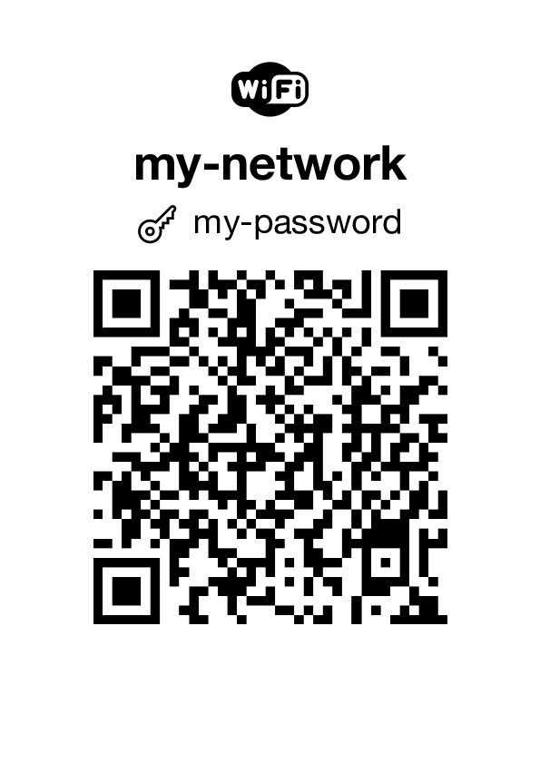 Wifi QR Poster Generate A Poster With Password QR Code For Your 